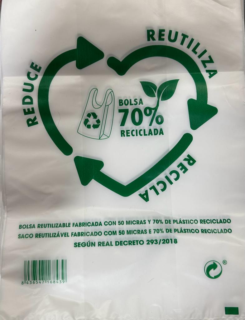 BOLSA REUTILIZABLE RECICLADA 70%