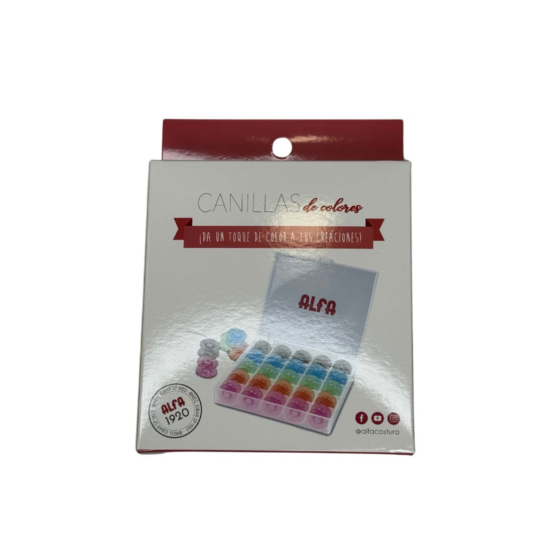 CAJA DE CANILLAS PARA MÁQUINA DE COSER