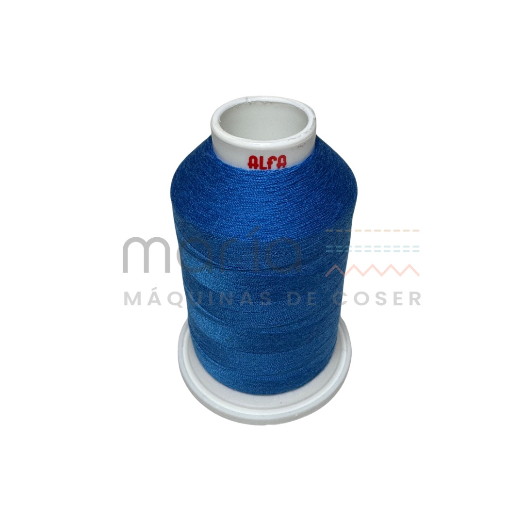 Cono de hilo Alfa azulón 301
