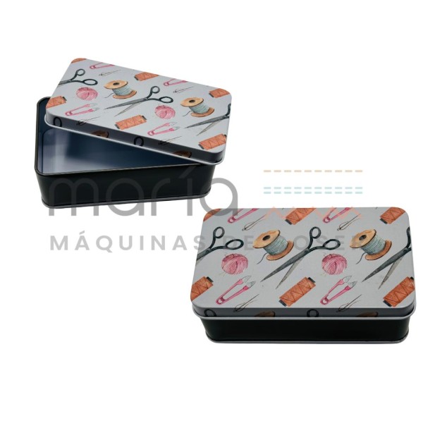 CAJA LATA TIJERAS